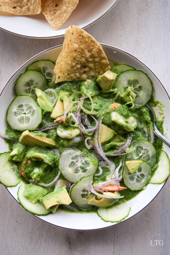 Aguachile Shrimp Recipe (Mexican Ceviche Verde)