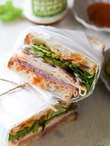 Turkey, Ham and Swiss Deli Sandwich with Millers