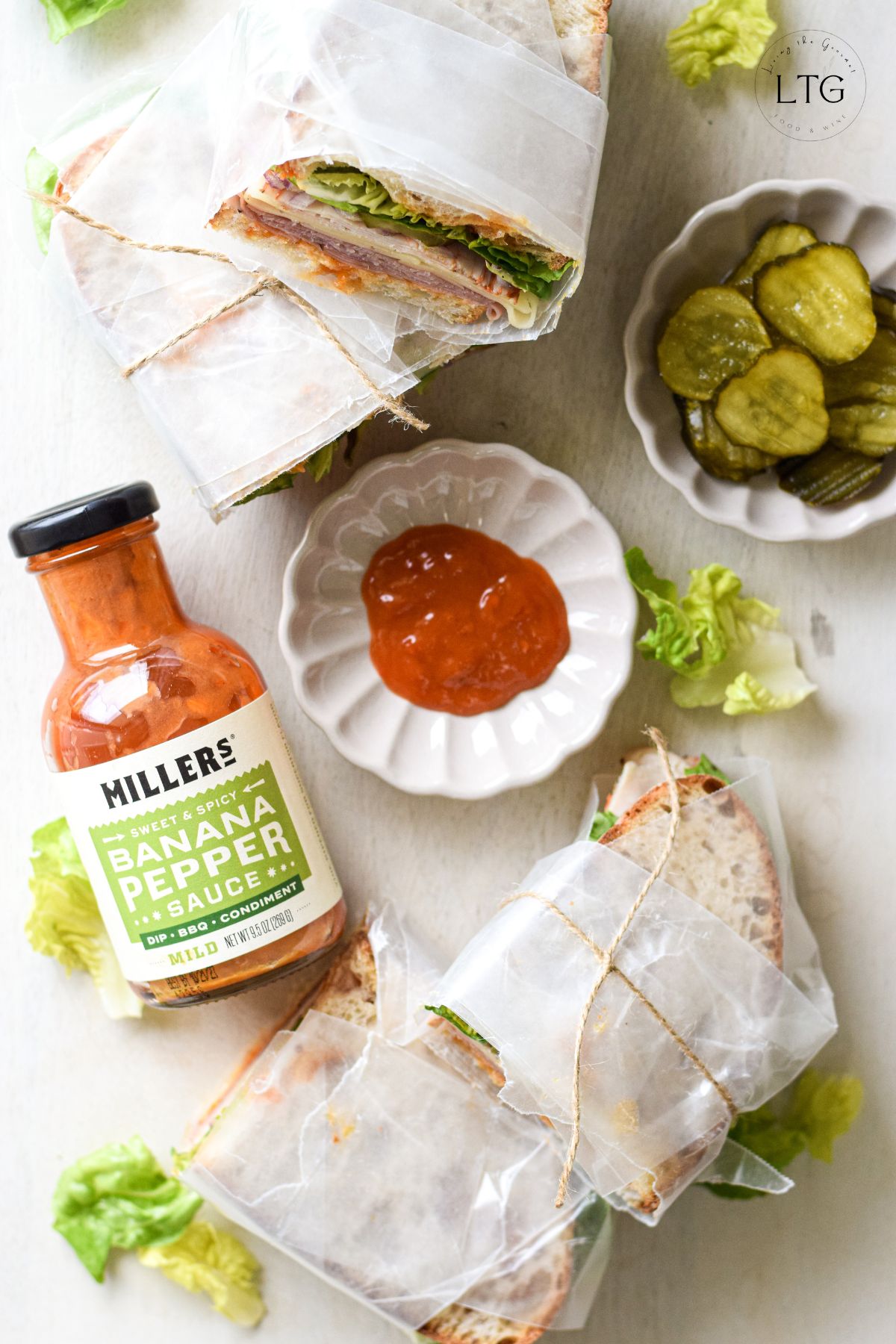 Turkey, Ham and Swiss Deli Sandwich with Millers