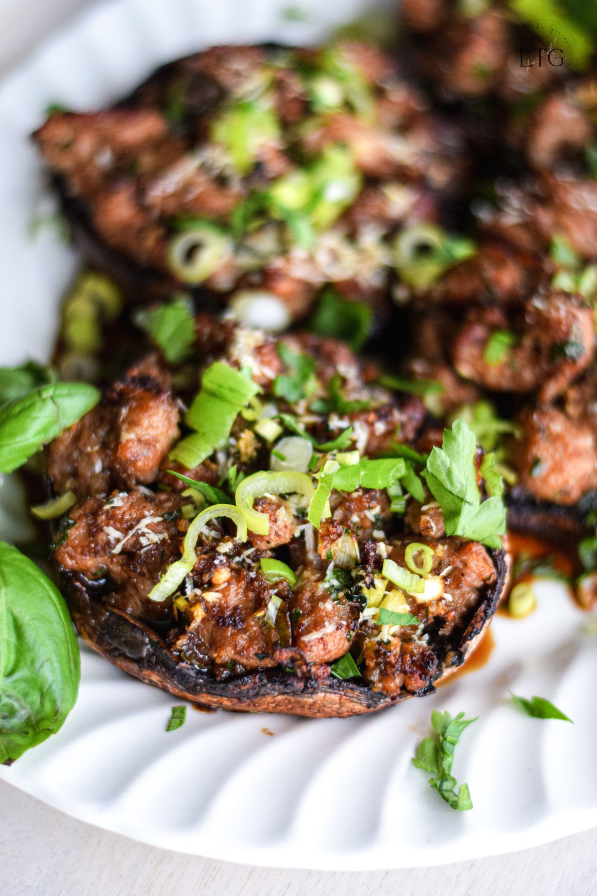 Sausage Stuffed Portobello Mushrooms