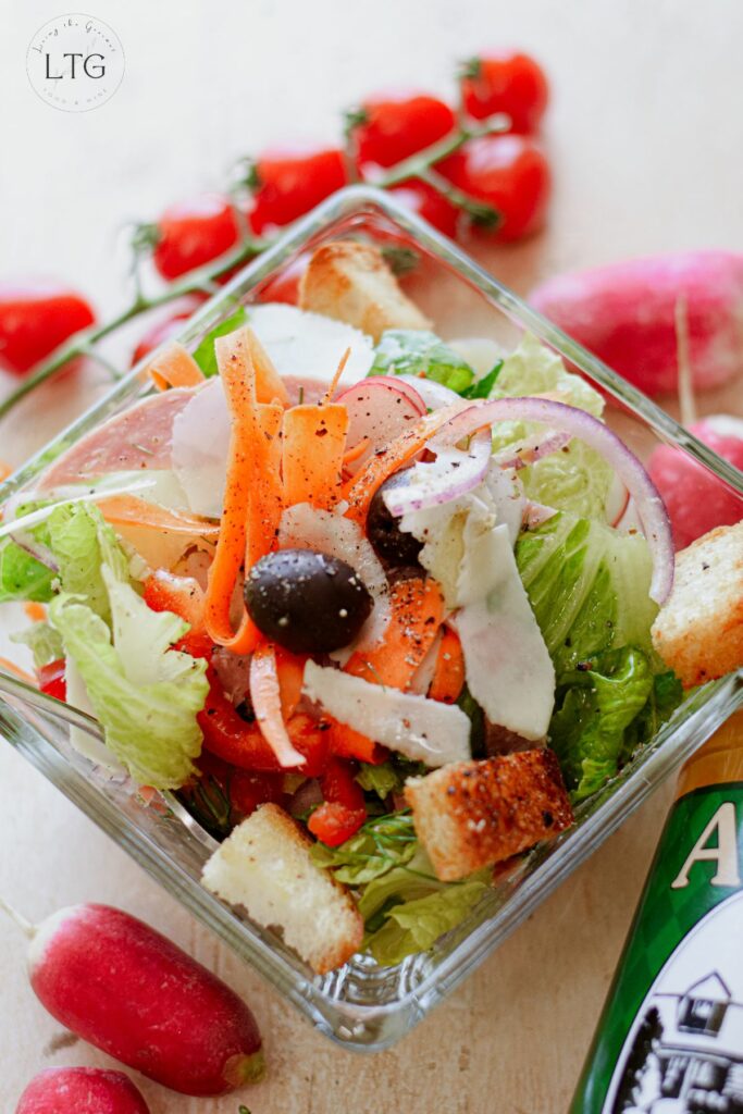 Italian Chopped Salad with Salami