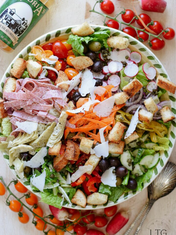 Italian Chopped Salad with Salami