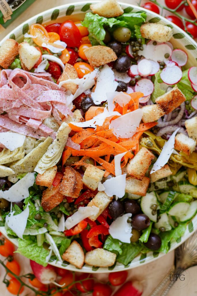 Italian Chopped Salad with Salami