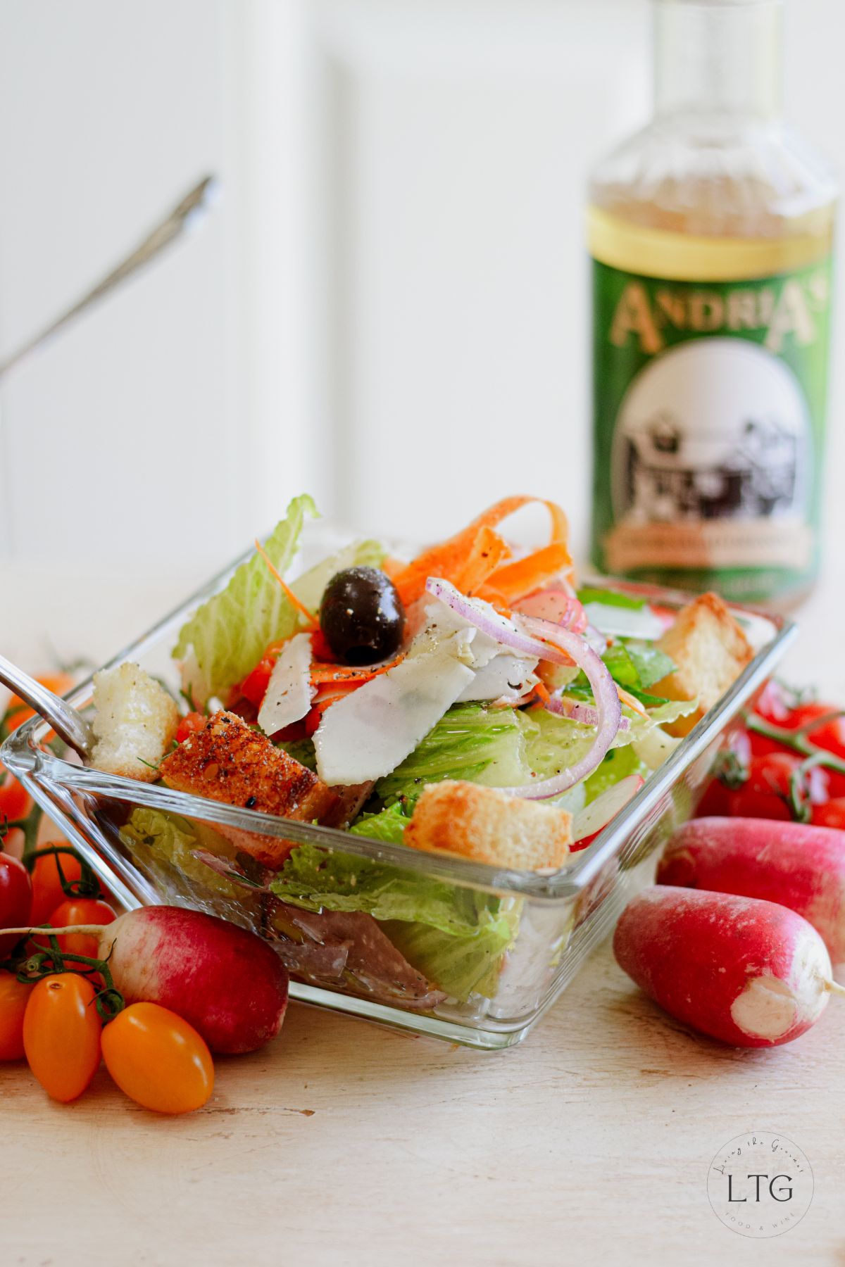 Italian Chopped Salad with Salami