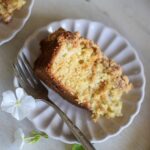 Rhubarb Coffee Crumb Cake