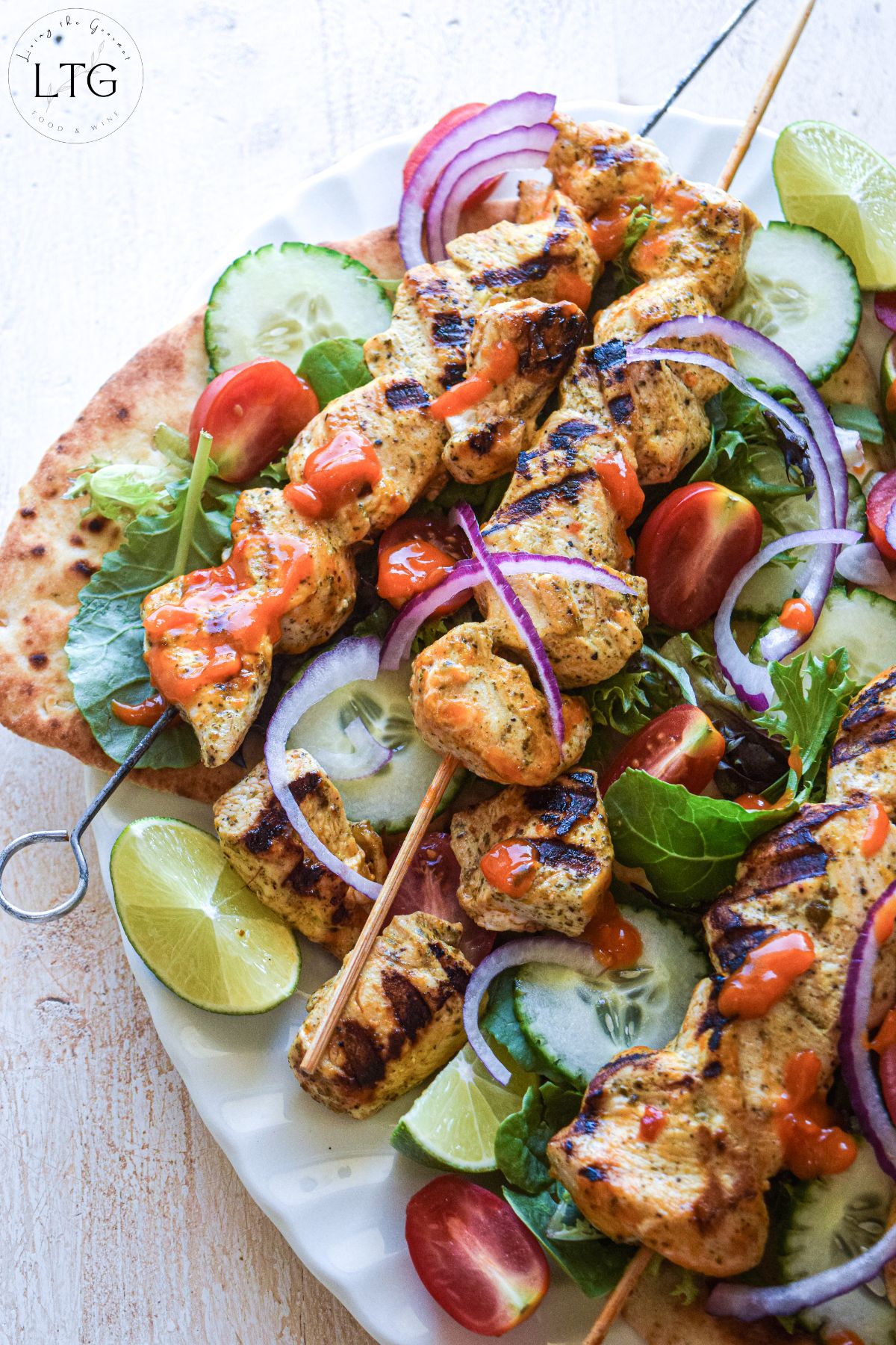 Banana Pepper Grilled Chicken Skewers