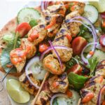 Banana Pepper Grilled Chicken Skewers