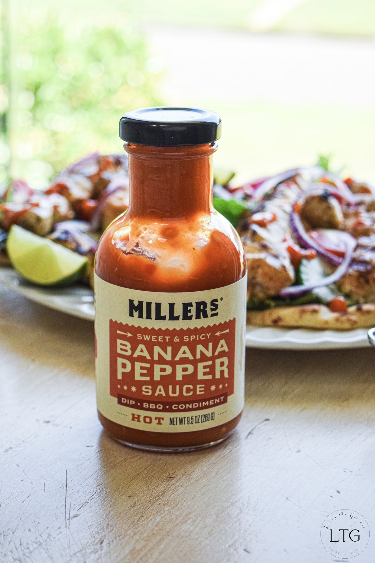 Banana Pepper Grilled Chicken Skewers