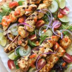 Banana Pepper Grilled Chicken Skewers