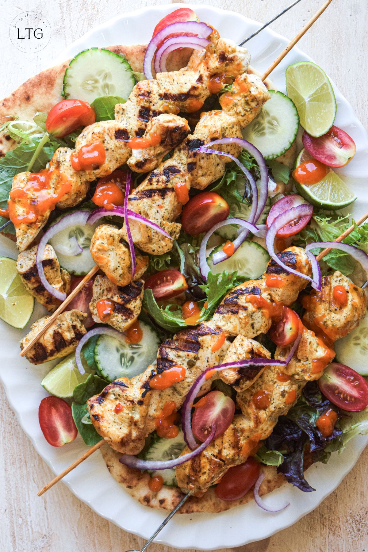 Banana Pepper Grilled Chicken Skewers