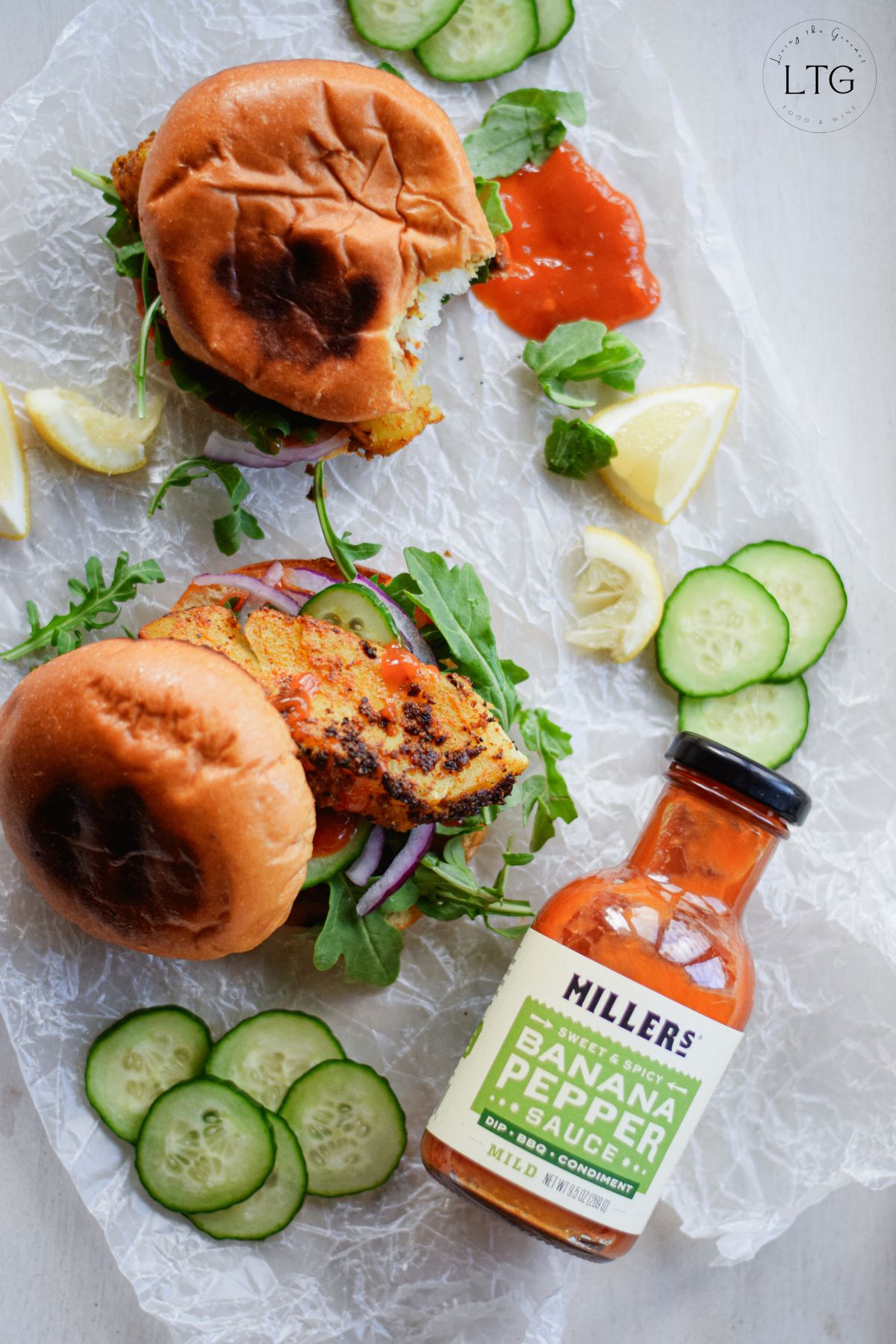 Blackened Cod Sandwich