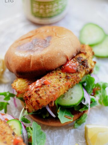 Blackened Cod Sandwich