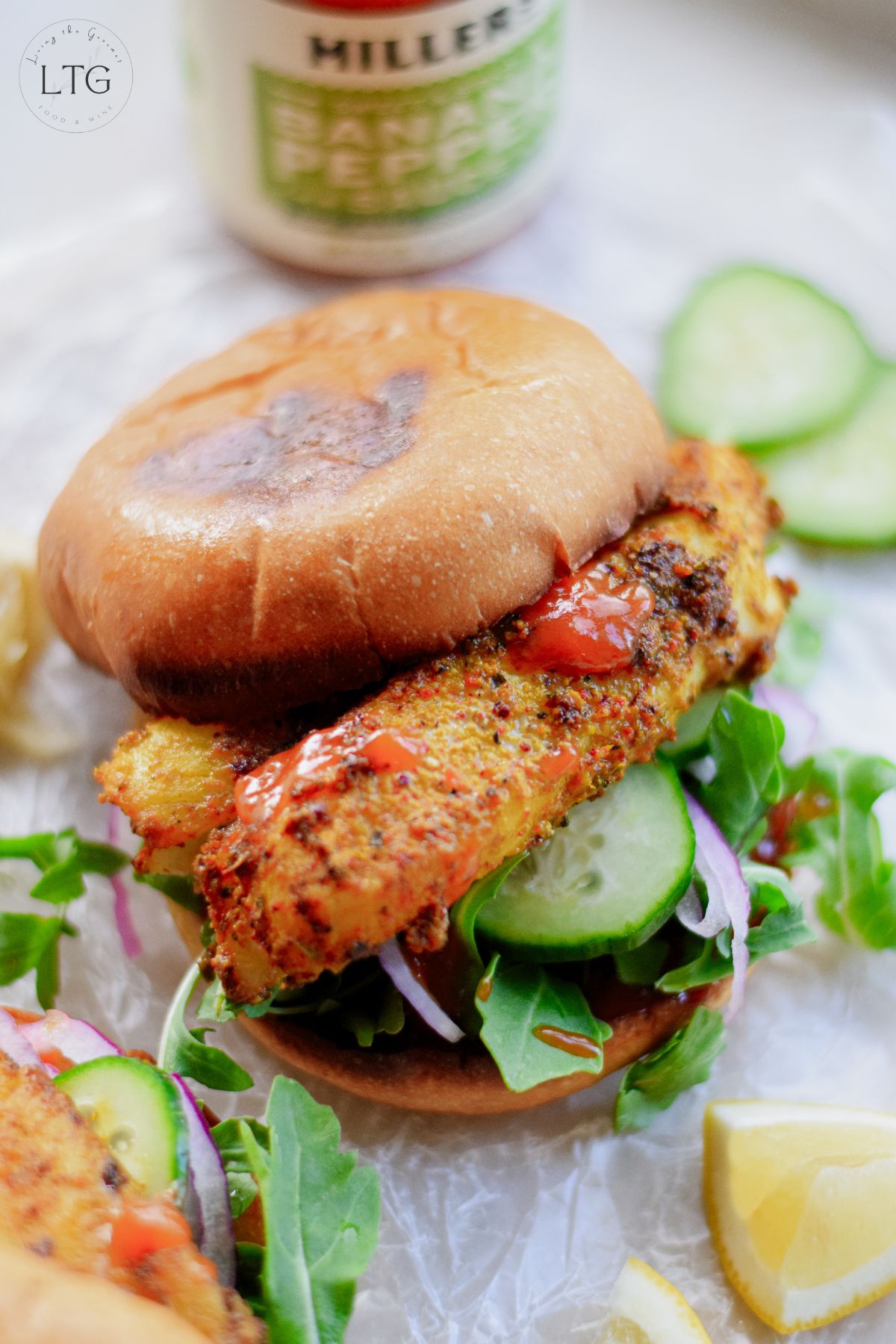 Blackened Cod Sandwich