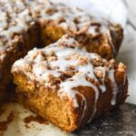 Brown Butter Pumpkin Coffee Cake with Cinnamon Swirl