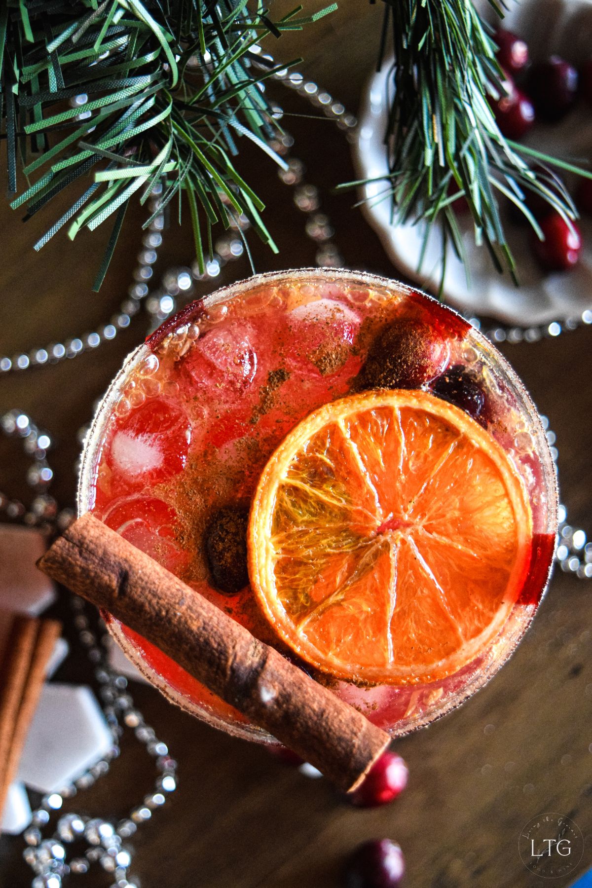 Cran Pom Zinger Mocktail