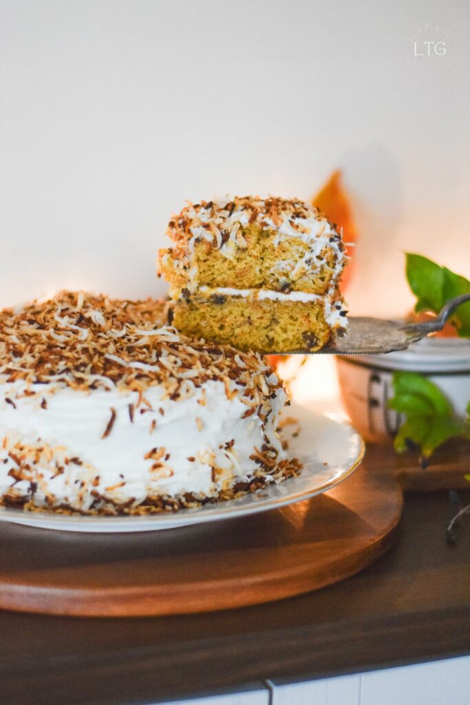 Spiced Rum Carrot Cake