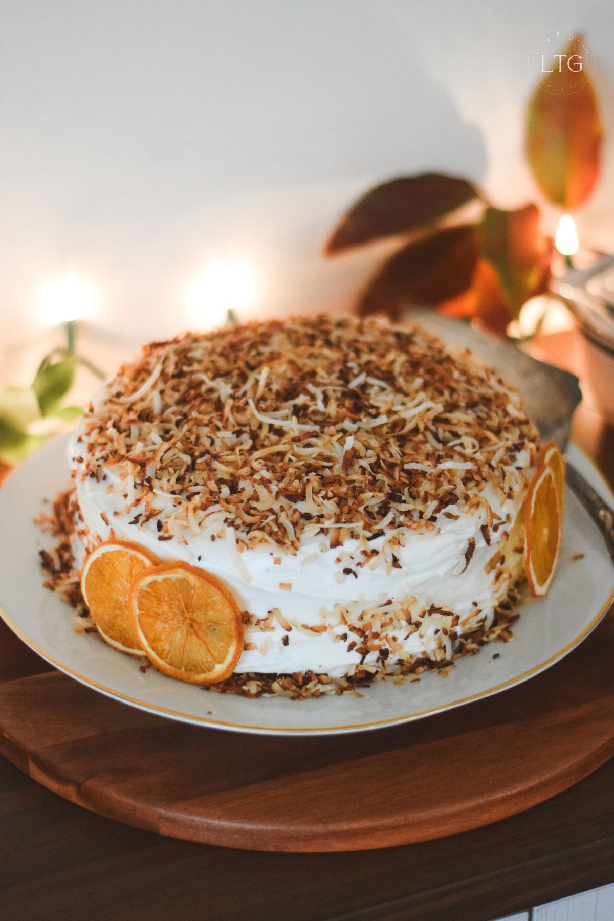 Spiced Rum Carrot Cake