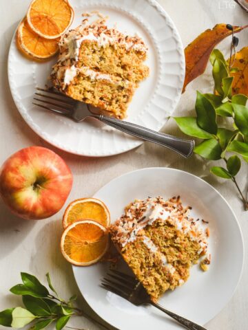 Spiced Rum Carrot Cake