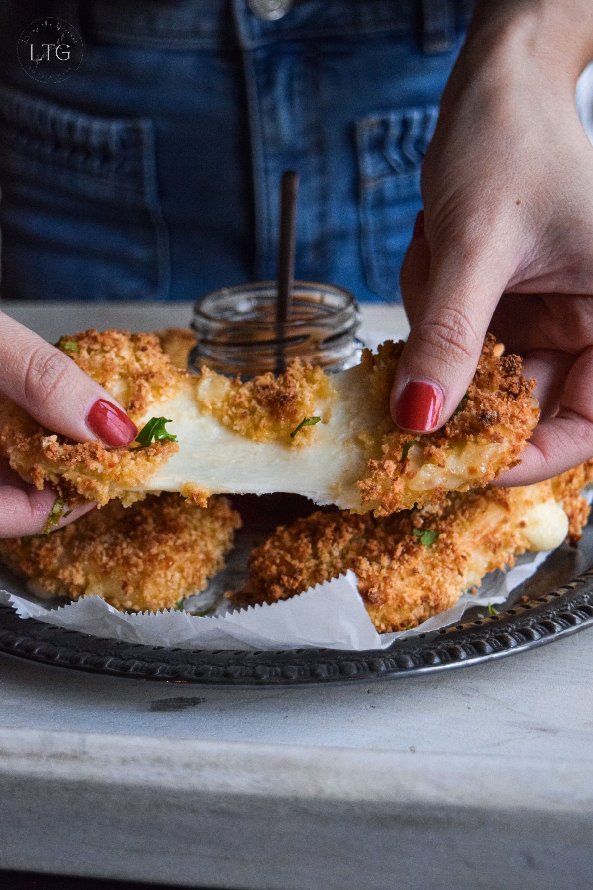Air Fryer Mozzarella Dippers