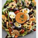 Salad Platter with Banana Pepper Dressing