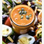 Salad Platter with Banana Pepper Dressing