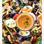 Salad Platter with Banana Pepper Dressing