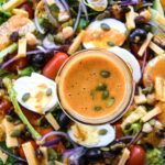 Salad Platter with Banana Pepper Dressing