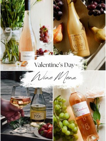 Valentine's Day Wine Menu