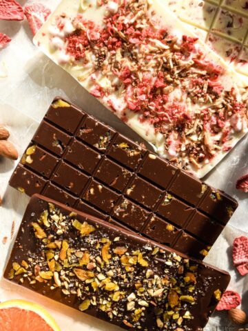 Homemade Gourmet Chocolate Bars