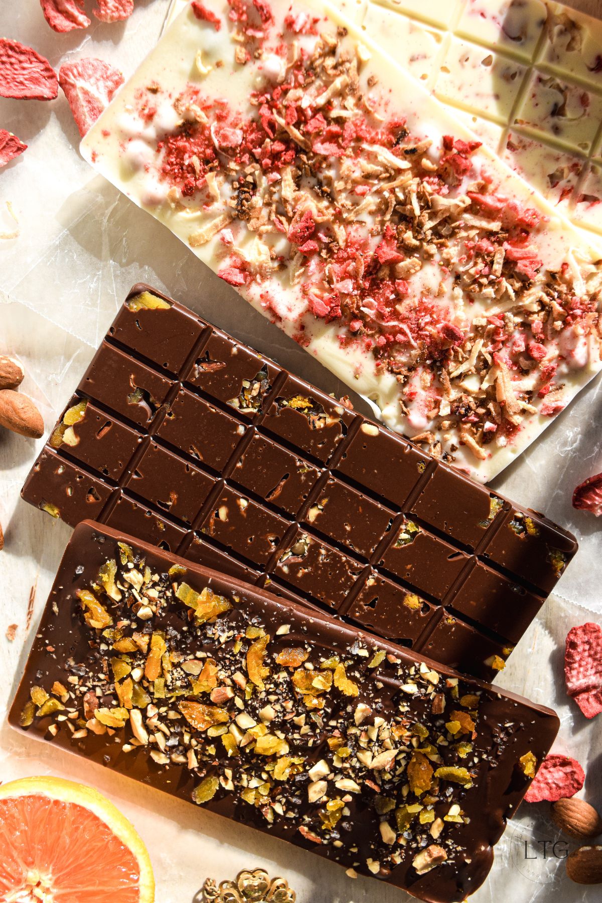 Homemade Gourmet Chocolate Bars