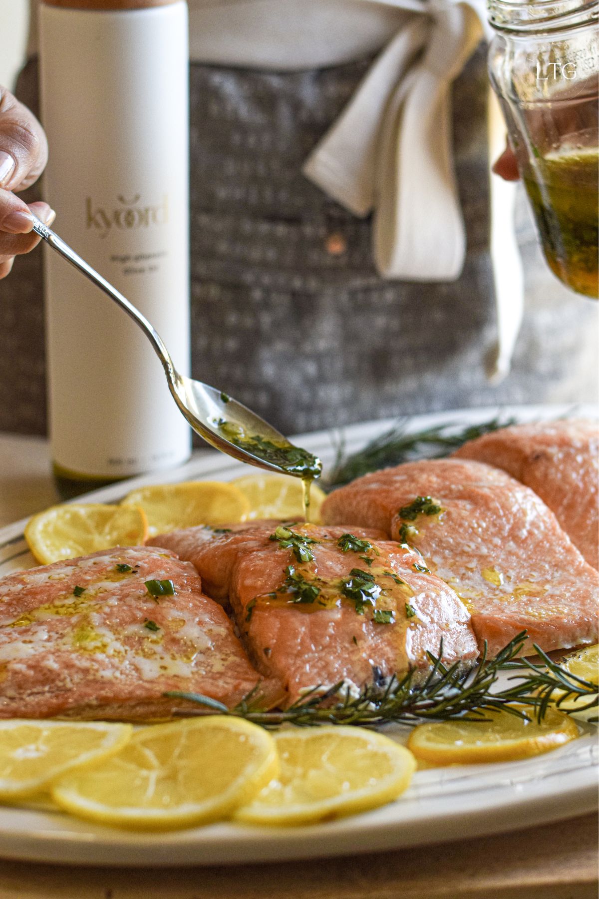 Slow Roasted Salmon