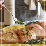 Slow Roasted Salmon with Lemon and Fresh Herb Drizzle