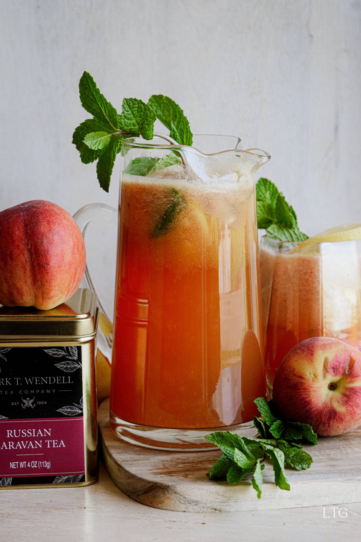 Fresh Peach Iced Tea