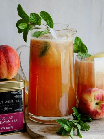 Fresh Peach Iced Tea