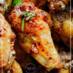 Gochugaru Chicken Wings with Honey Sesame Glaze