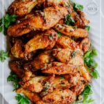 Gochugaru Chicken Wings with Honey Sesame Glaze