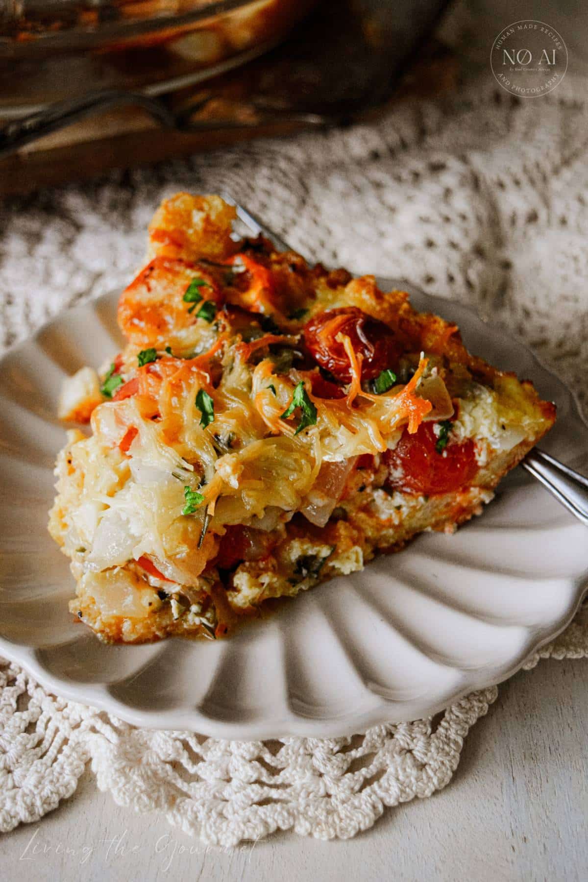 Tomato Pie Recipe - Easy Savory Italian Pie