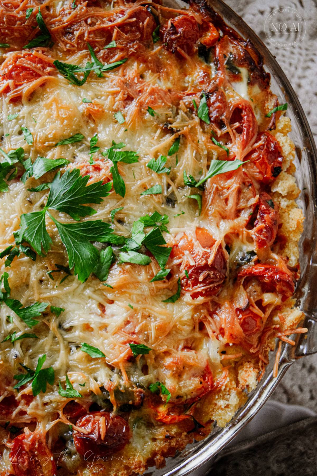 Tomato Pie Recipe - Easy Savory Italian Pie