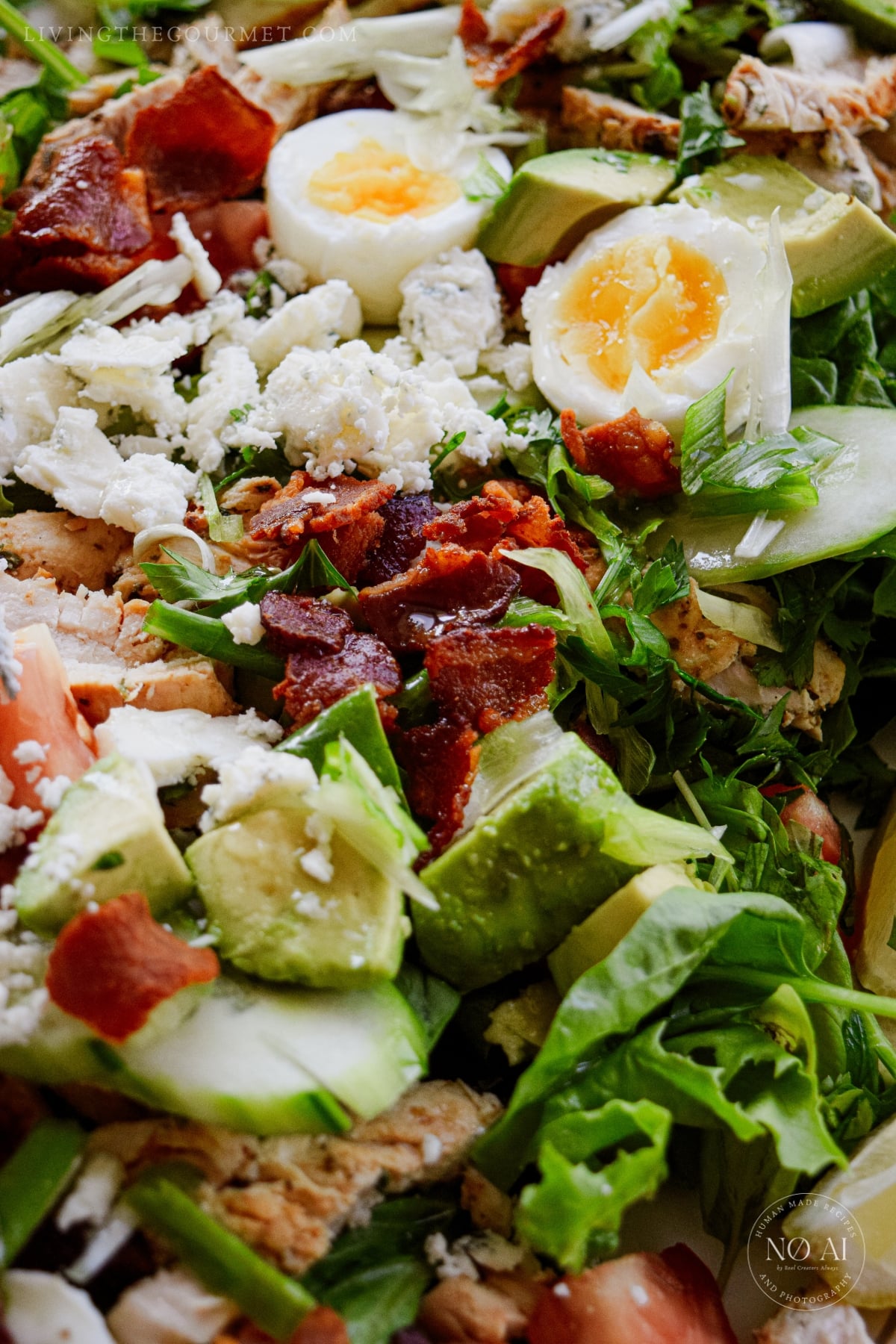 Homemade classic Cobb Salad