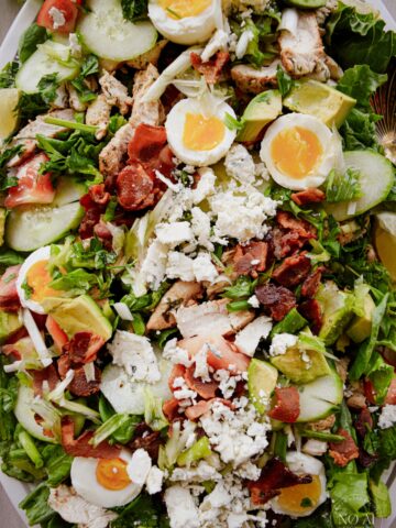 Classic Cobb Salad for summer dinner
