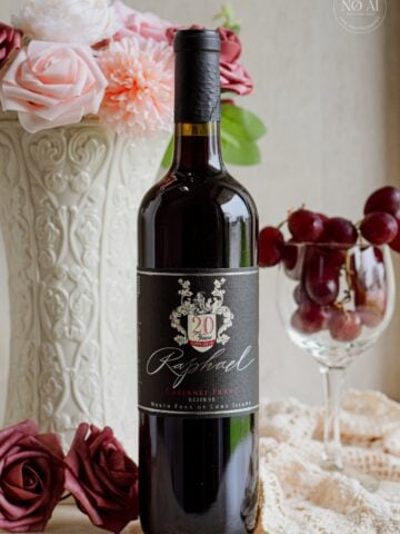 A bottle of Cabernet Franc from Raphael wineries