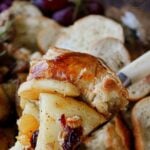 Baked Camembert Galette in Puff Pastry with Caramelized Apples