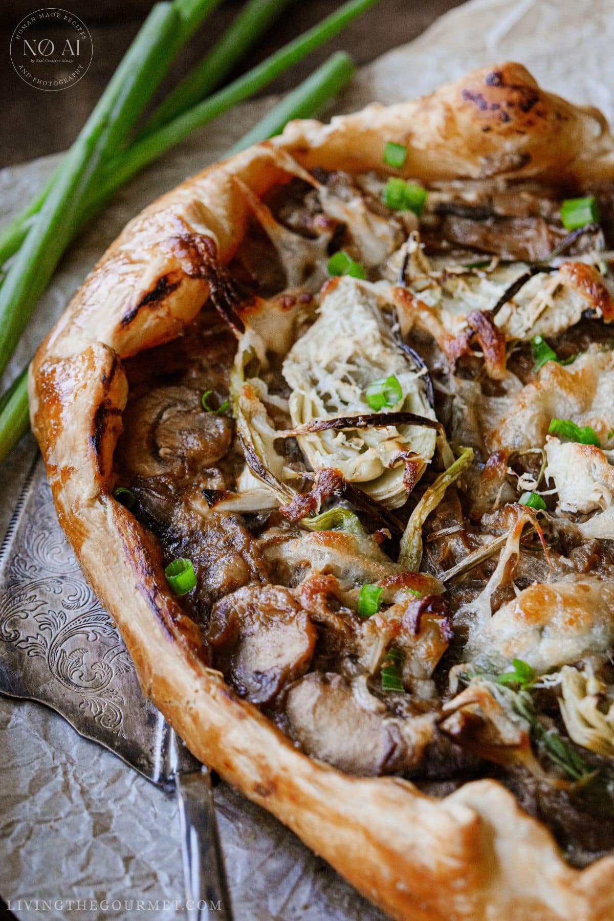 Caramelized Onion and Mushroom Galette Recipe