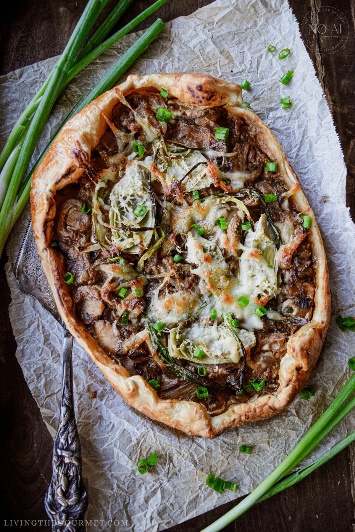 Caramelized Onion and Mushroom Galette Recipe
