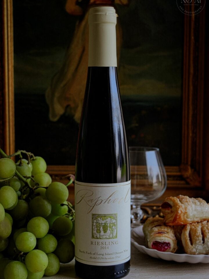 A bottle of Raphael Riesling 2014