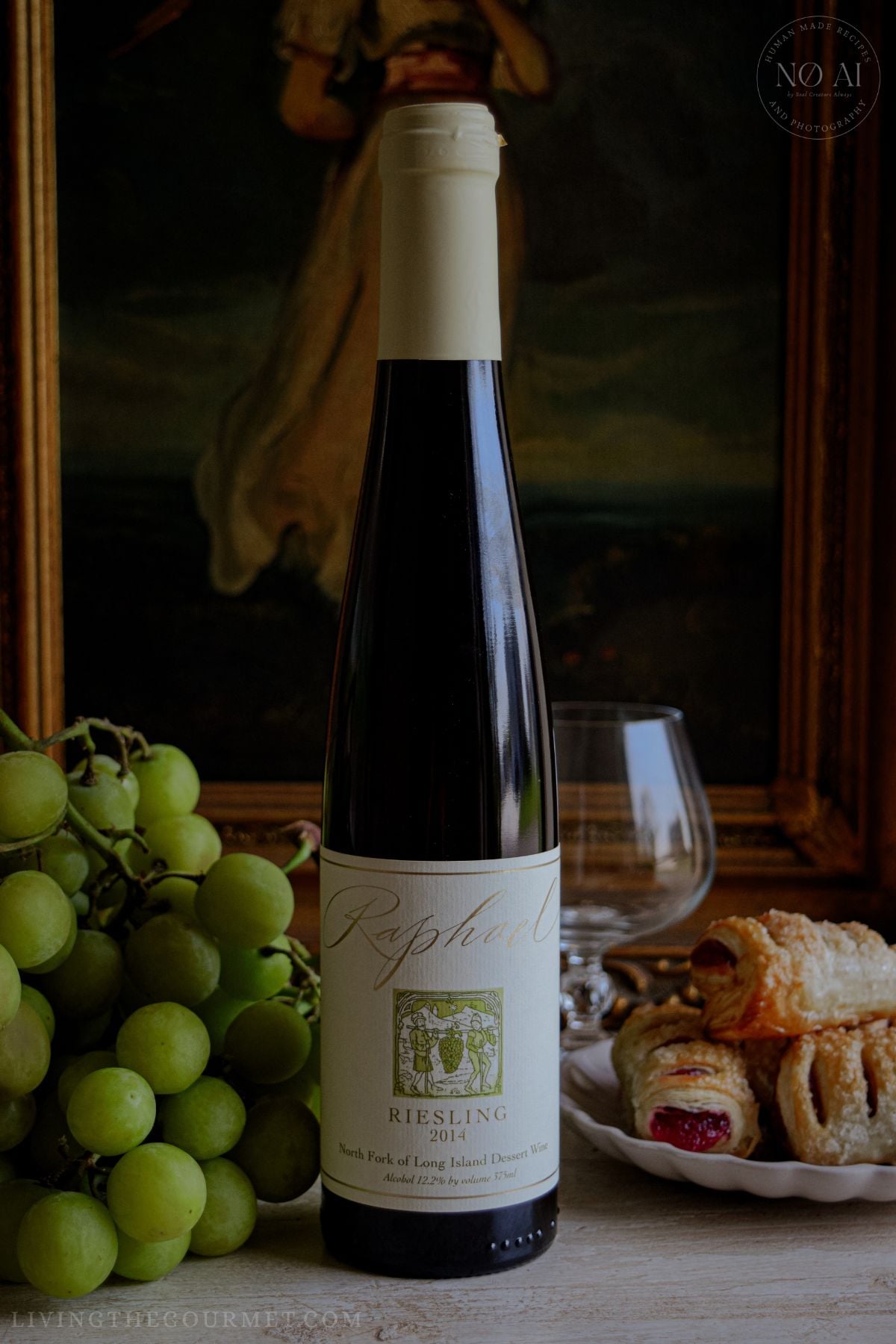 A bottle of Raphael Riesling 2014